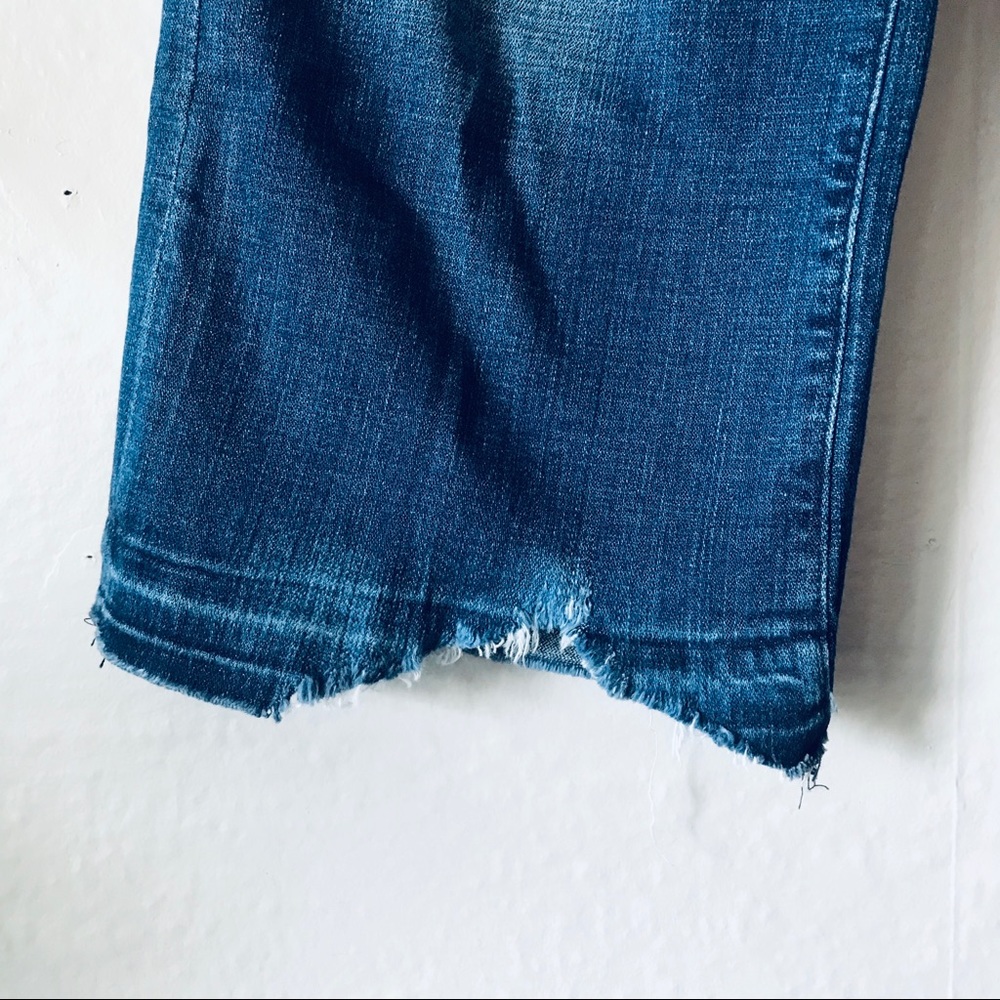 ✨HP✨7 FAM CULOTTES FLARE DENIM - Picture 3 of 7